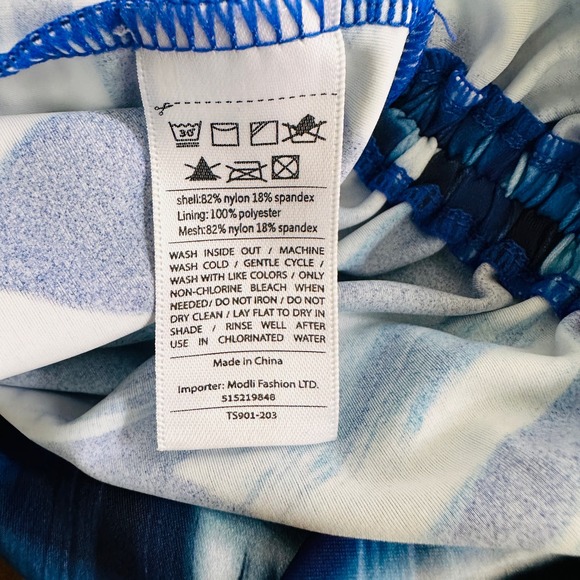 Calypsa by Modli Maya Tankini Swim Top  plus size 4x - Picture 6 of 9